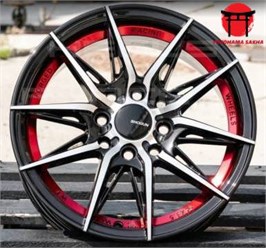 R 14 4*100/4*114.3 ET35 D73.1 Shogun RF-X BMF RED 5.5 8054